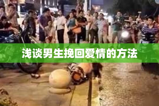浅谈男生挽回爱情的方法