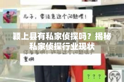 颖上县有私家侦探吗？揭秘私家侦探行业现状