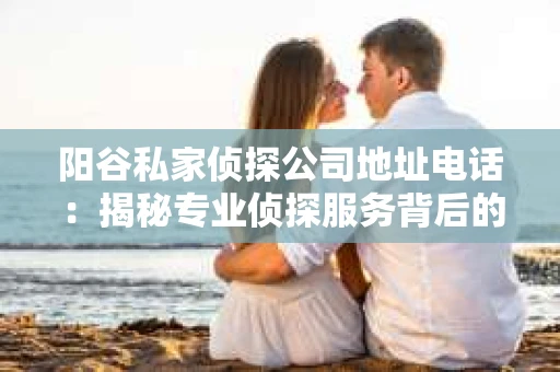 阳谷私家侦探公司地址电话：揭秘专业侦探服务背后的故事
