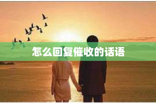 怎么回复催收的话语