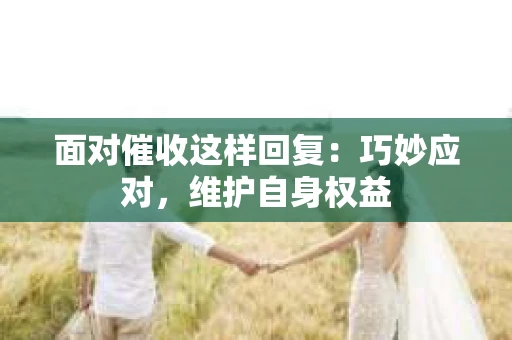 面对催收这样回复：巧妙应对，维护自身权益
