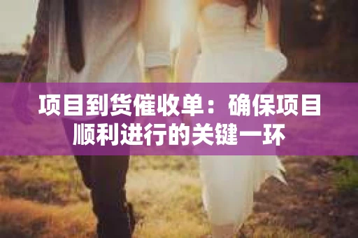 项目到货催收单：确保项目顺利进行的关键一环