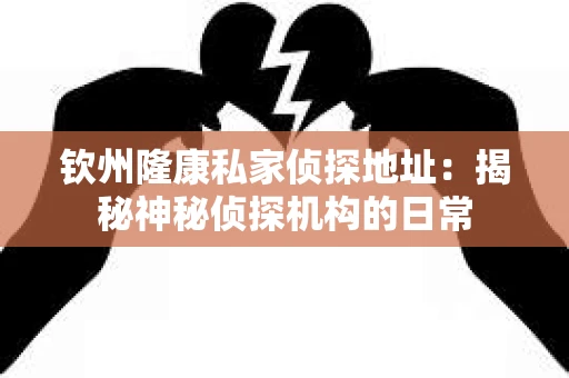 钦州隆康私家侦探地址：揭秘神秘侦探机构的日常