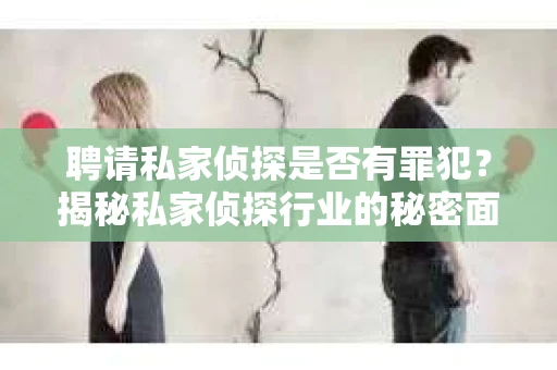 聘请私家侦探是否有罪犯?揭秘私家侦探行业的秘密面纱 聘请私家侦探是否有罪犯?揭秘私家侦探行业的秘密面纱