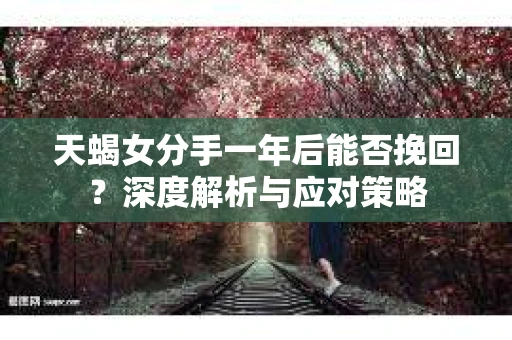 天蝎女分手一年后能否挽回？深度解析与应对策略