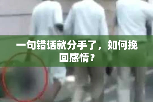 一句错话就分手了,如何挽回感情? 一句错话就分手了,如何挽回感情?