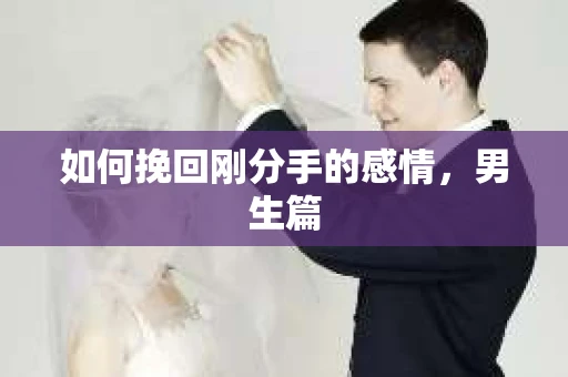 如何挽回刚分手的感情，男生篇