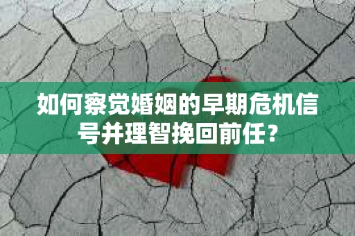 如何察觉婚姻的早期危机信号并理智挽回前任？